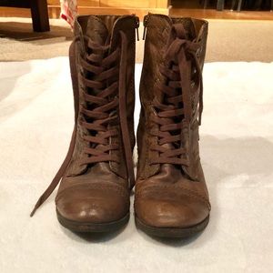 Nine West Combat Boots